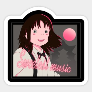 PLASTIC LOVE MASHUP ANIME Sticker